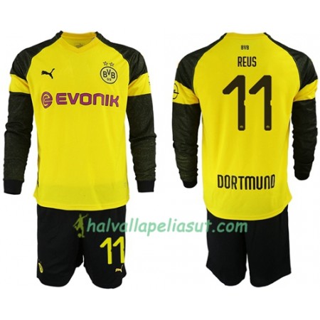 Jalkapallo Pelipaidat Borussia Dortmund Reus 11 Lasten Kotipaita 2018-2019 Pitkähihainen